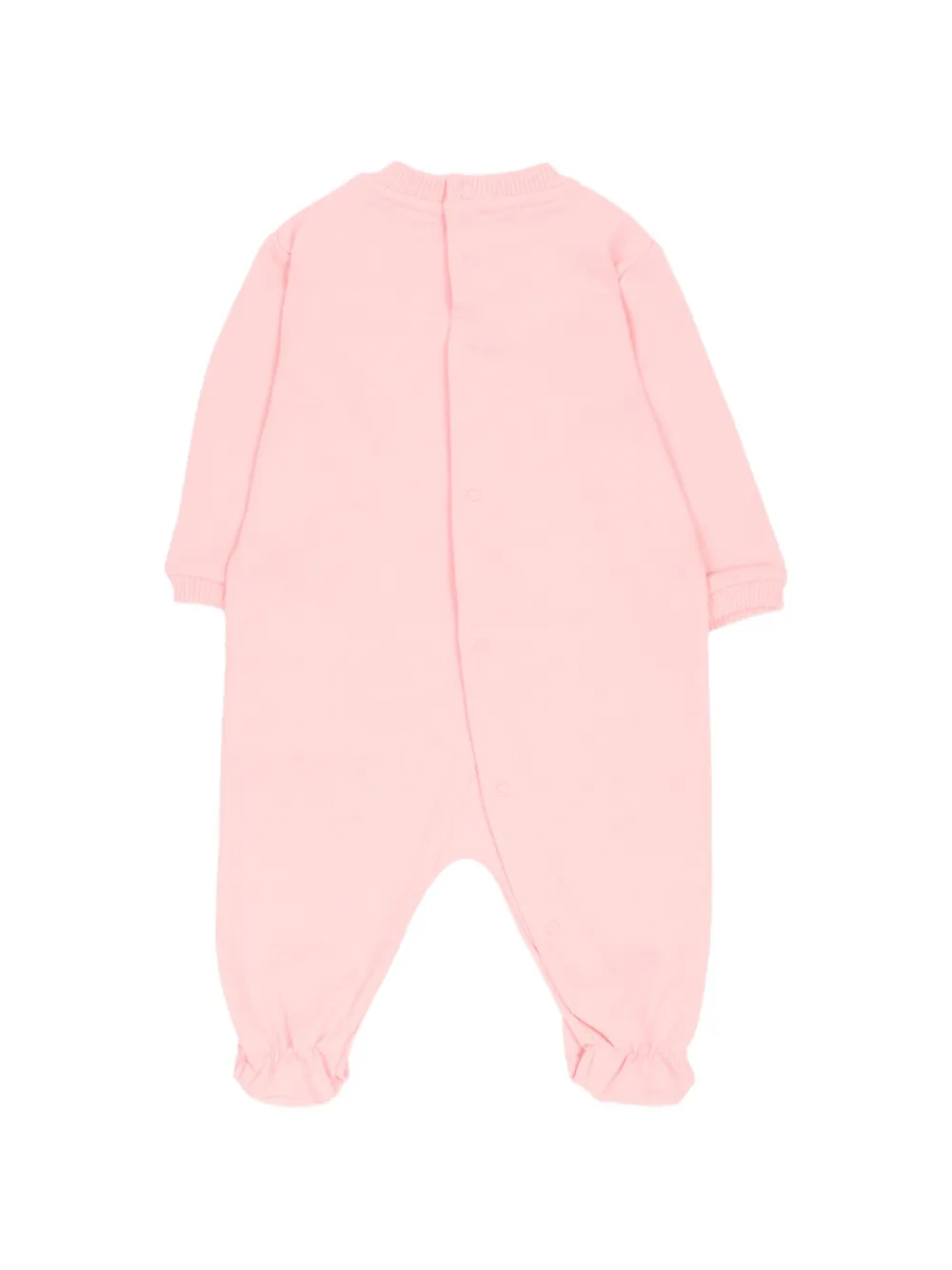 Комплект боди с логотипом Moschino Kids, розовый — фото 3