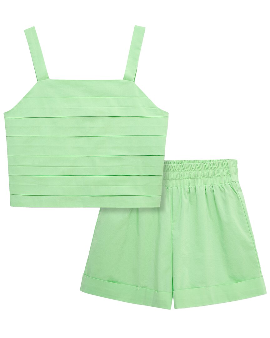 

Привычный тканый комплект шорт Habitual, зеленый