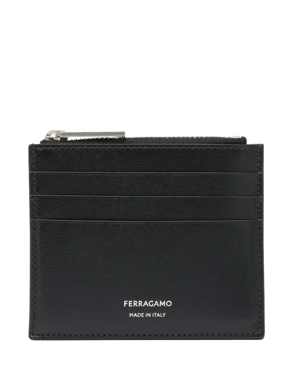 

Визитница с застежкой-молнией Ferragamo, черный