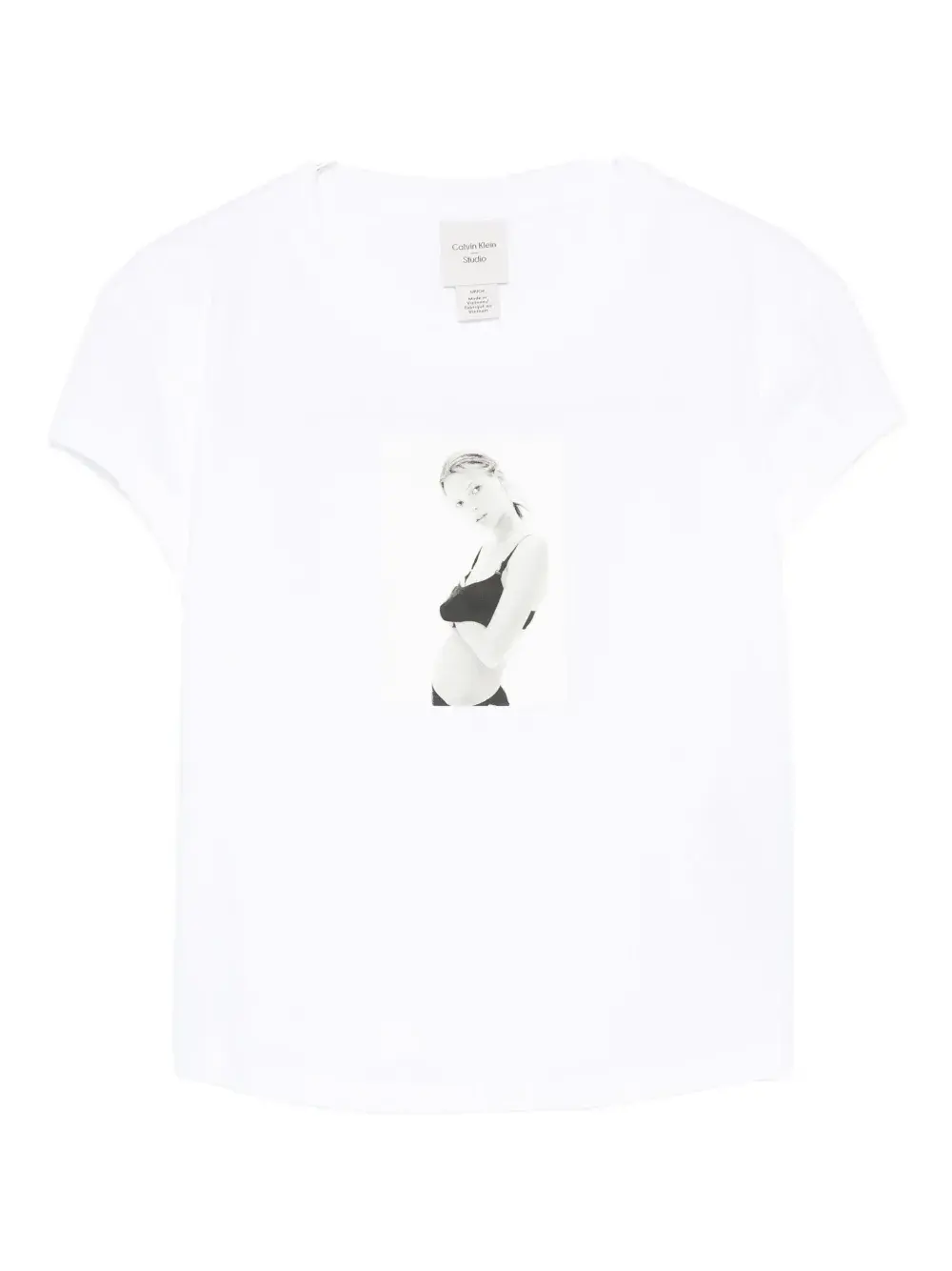

Футболка с графическим принтом Calvin Klein