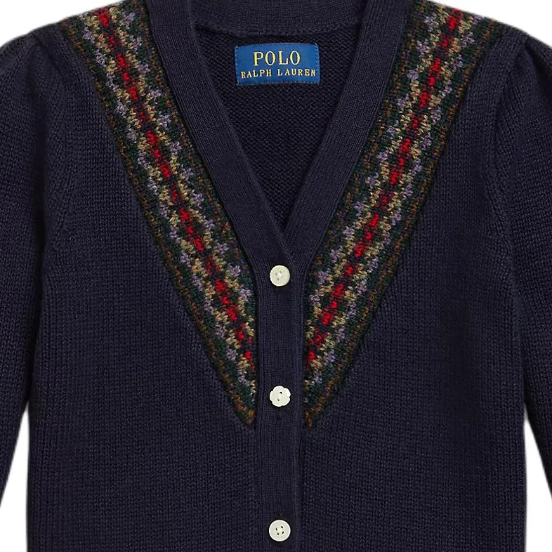 Свитер FW25 для детей Polo Ralph Lauren, морской синий — фото 4
