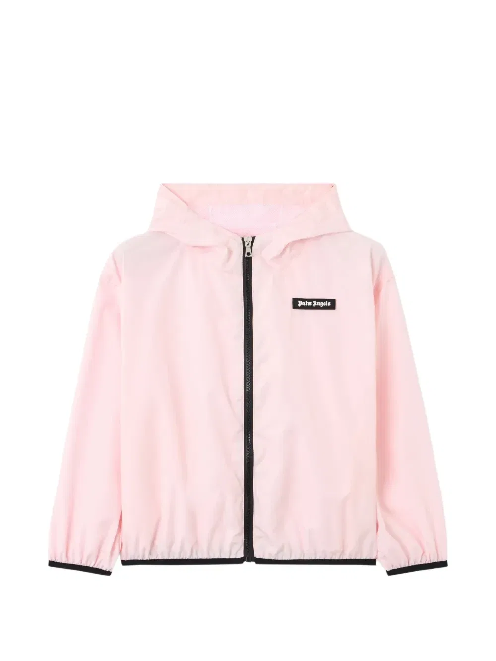 Ветровка с капюшоном и нашивкой-логотипом Palm Angels Kids, розовый