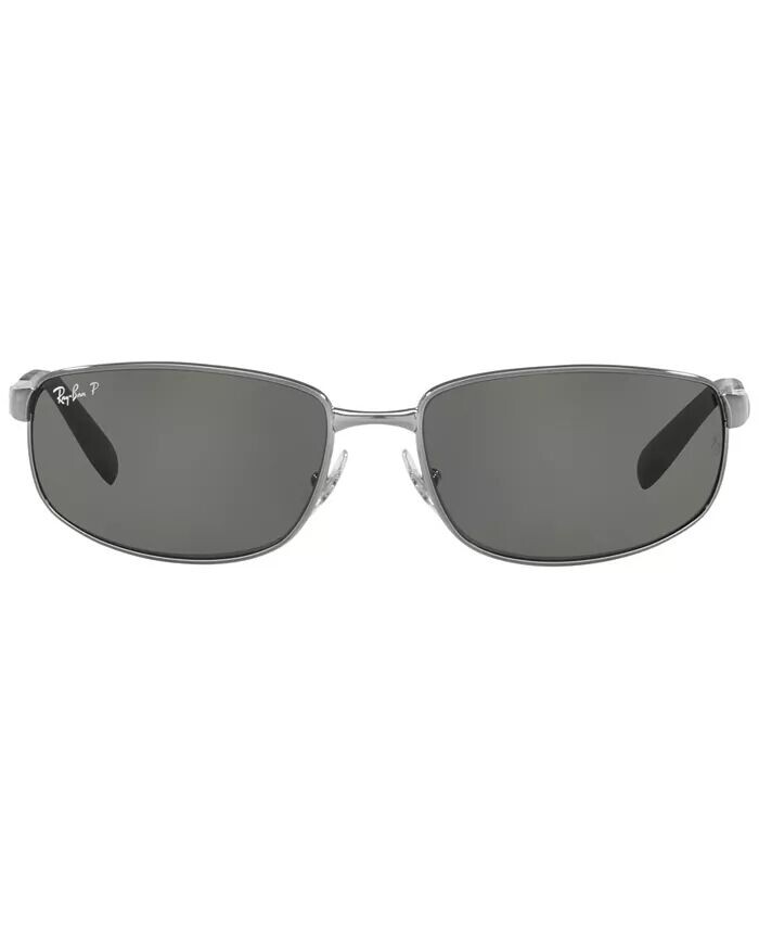 

Мужские поляризованные солнцезащитные очки Ray-Ban, серебряный