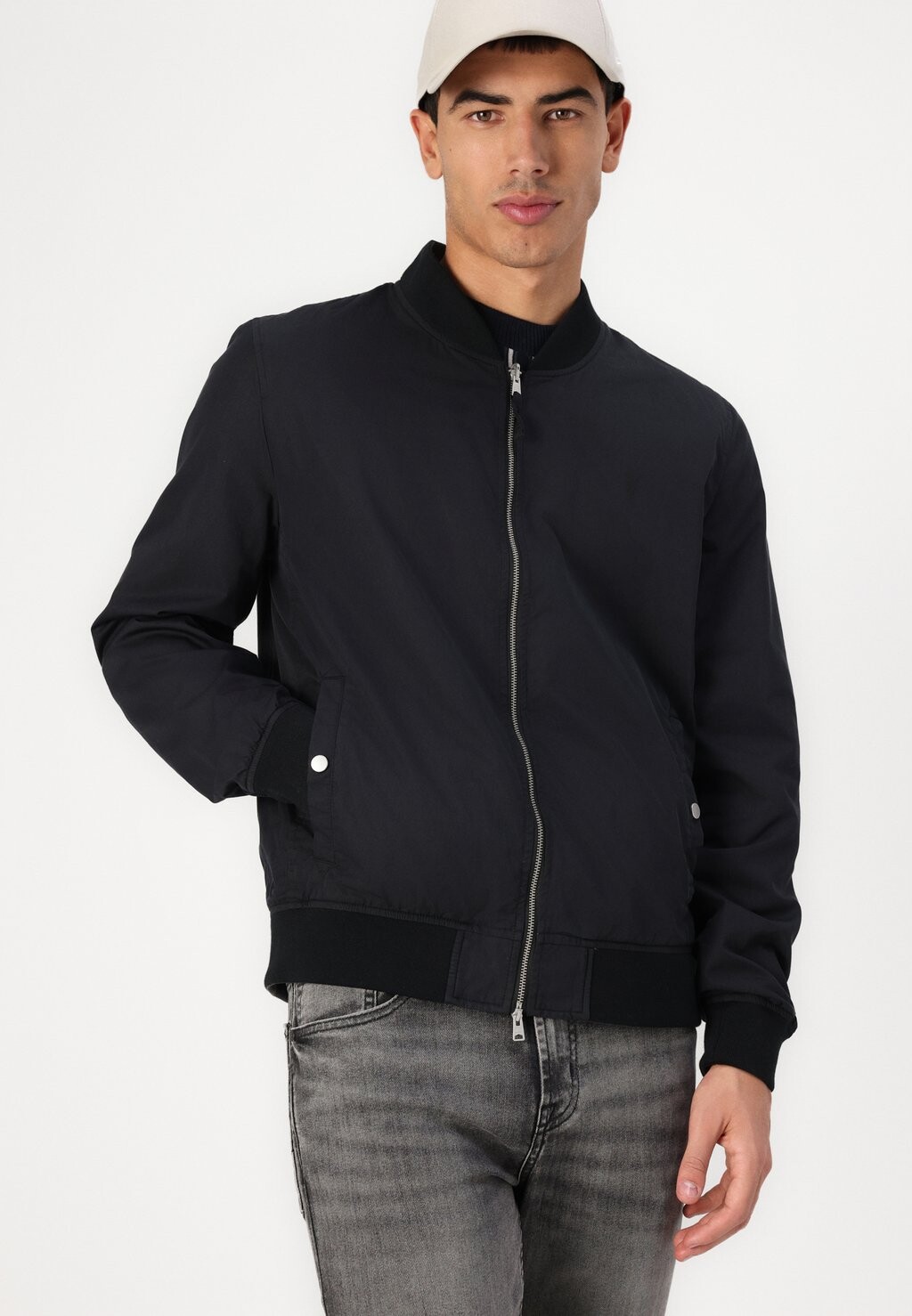 

Куртка-бомбер REVERSIBLE BASSETT AllSaints, черный