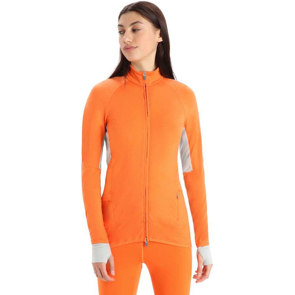 

Толстовка Icebreaker Zone Knit Zip, оранжевый
