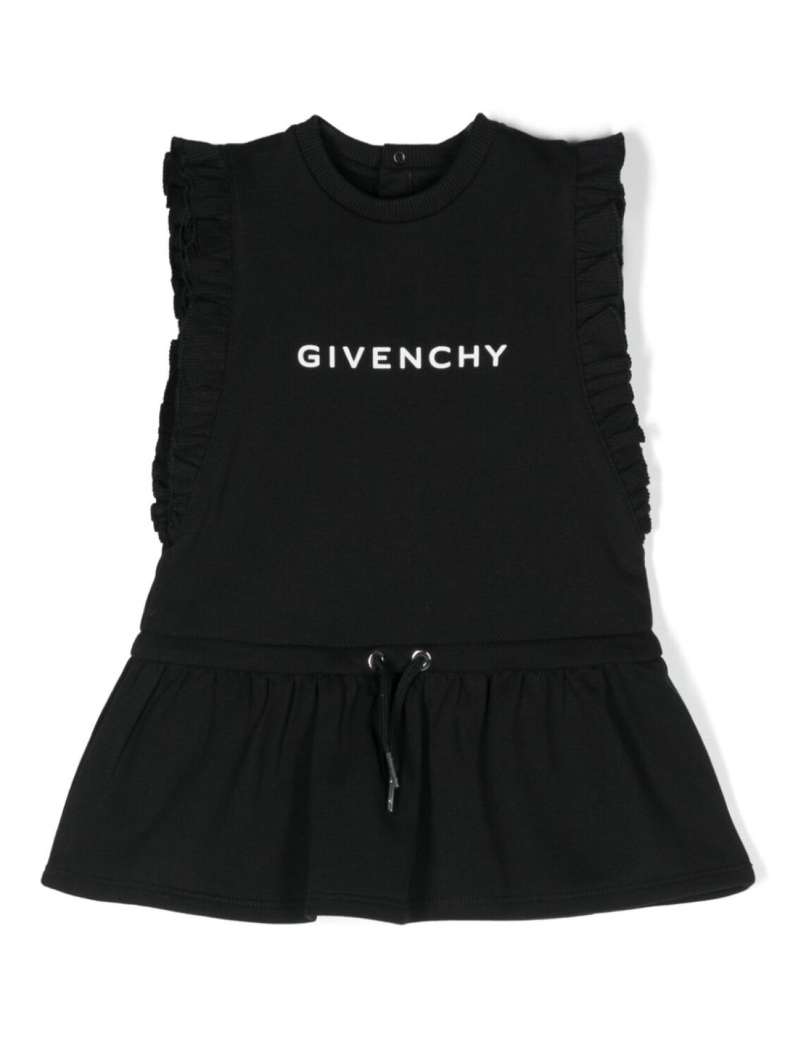 

Givenchy Kids платье с оборками, черный