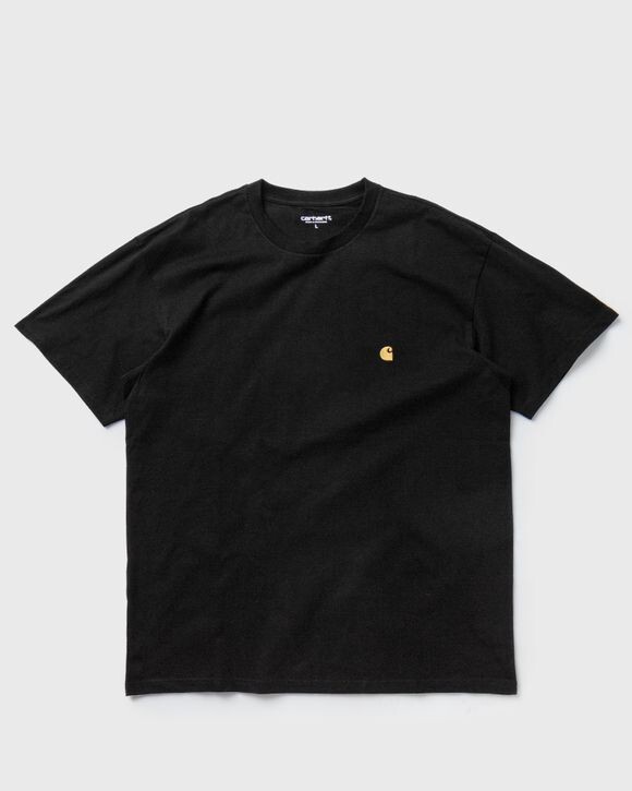 

Футболка Carhartt Wip S/S Chase T-Shirt, цвет black / gold