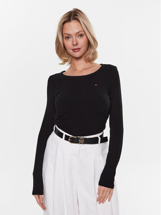 

Узкая блузка Tommy Hilfiger, черный