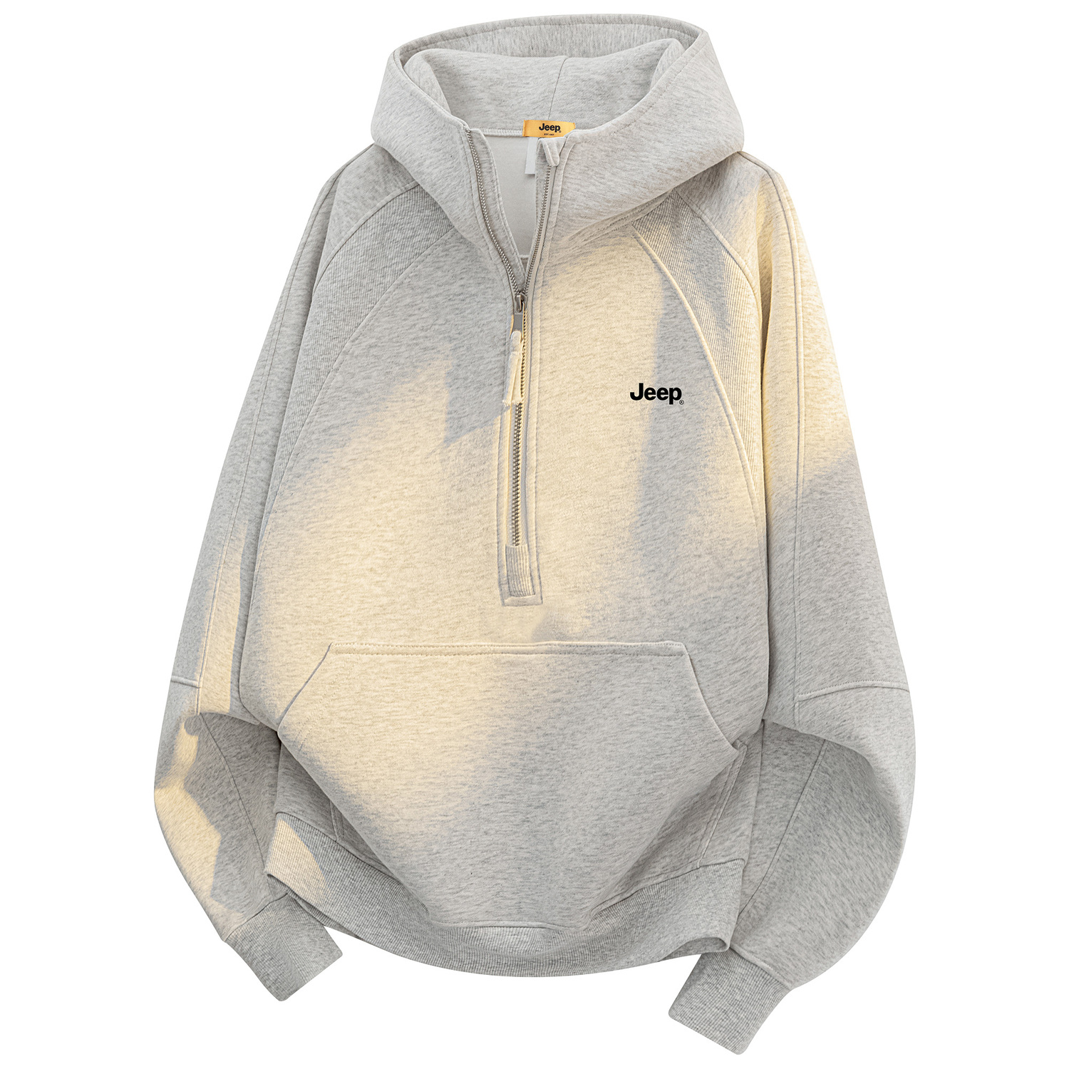 

Толстовка Unisex Hooded Thickened Regular Jeep, белый heather серый[fleece-lined and thickened]