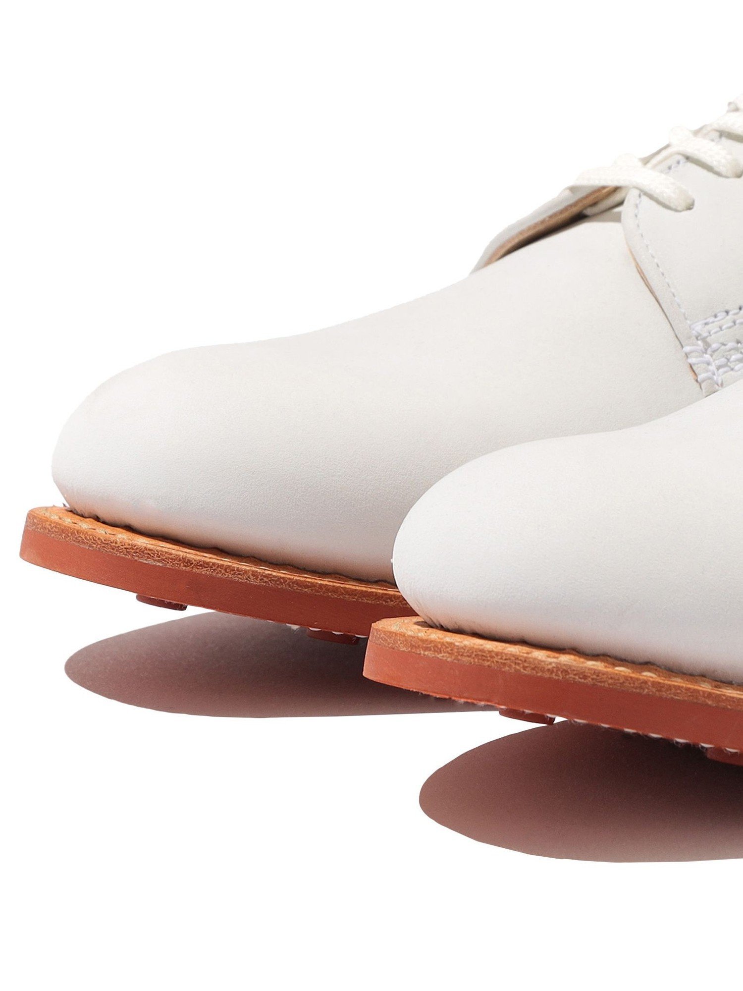 Southwick: Белые нубуковые офицерские туфли SANDERS Ships Men, off white — фото 2