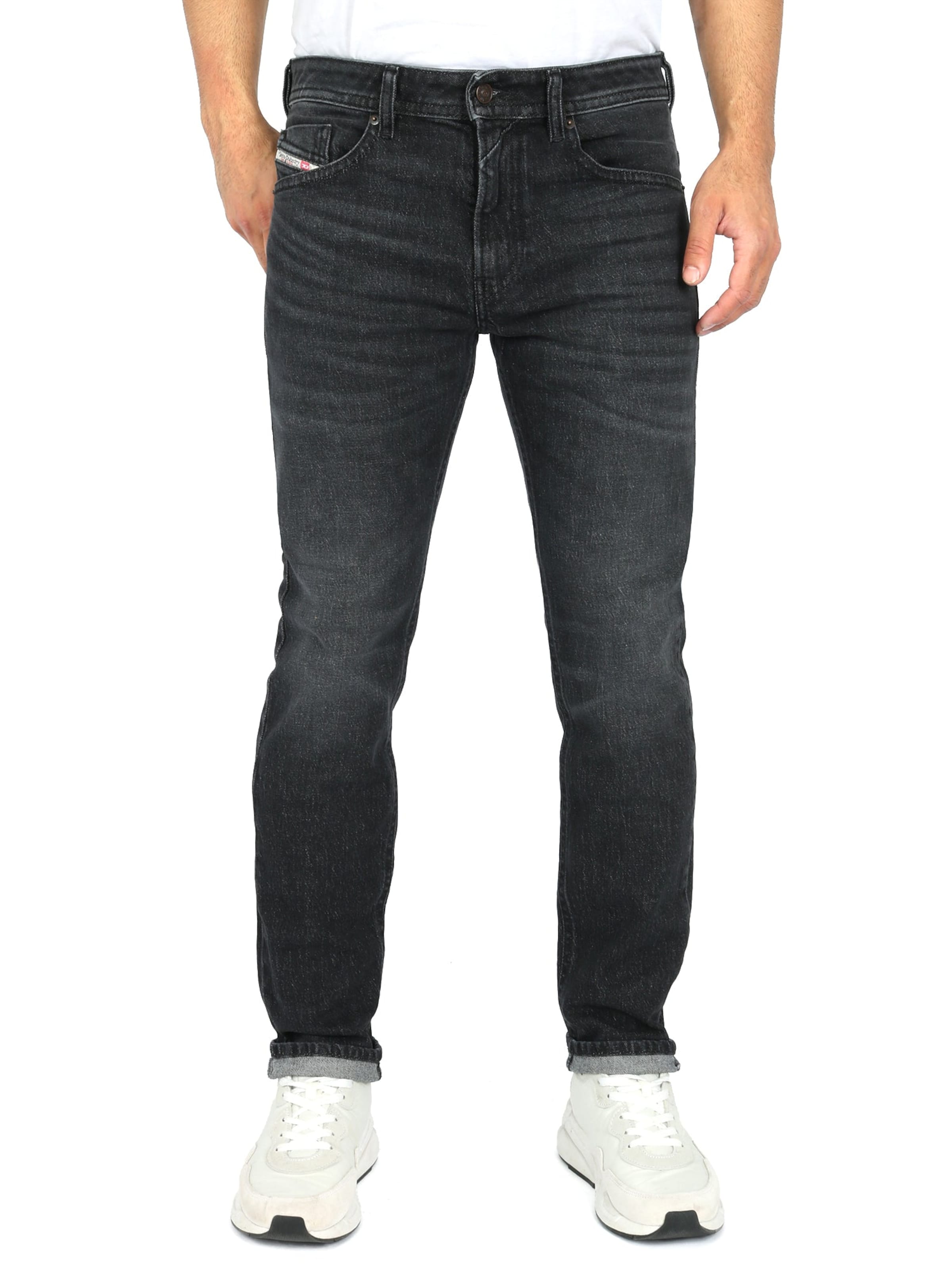 DIESEL Джинсы Slim fit 'THOMMER-R R9H20' в черном дениме — фото 2