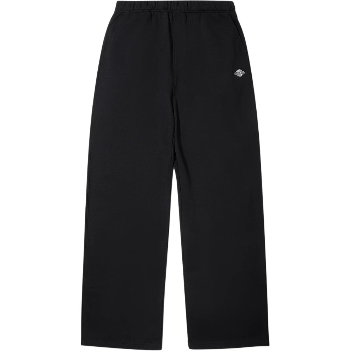 

Прямые брюки с мягкой тканью средней посадки универсальные удобные повседневные женские LiNing, черный