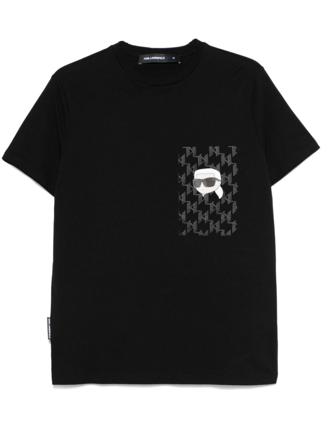 

Karl Lagerfeld футболка с логотипом Ikonik Karl, черный