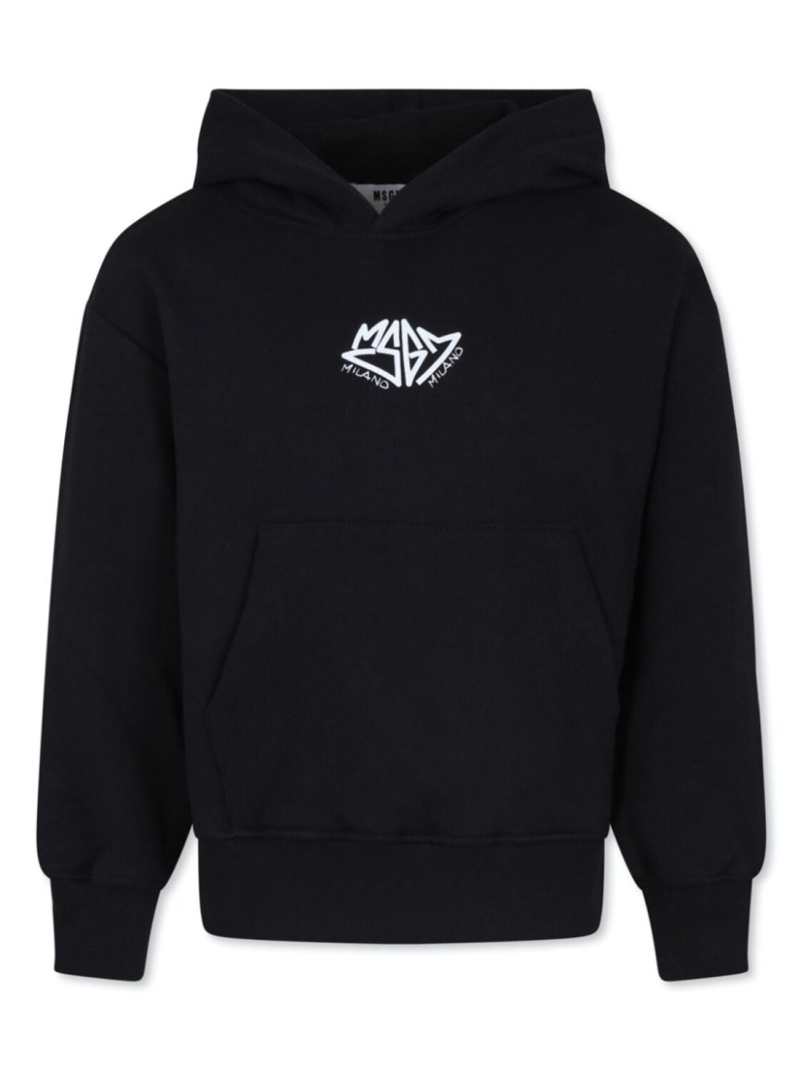 

MSGM Kids худи с логотипом, черный