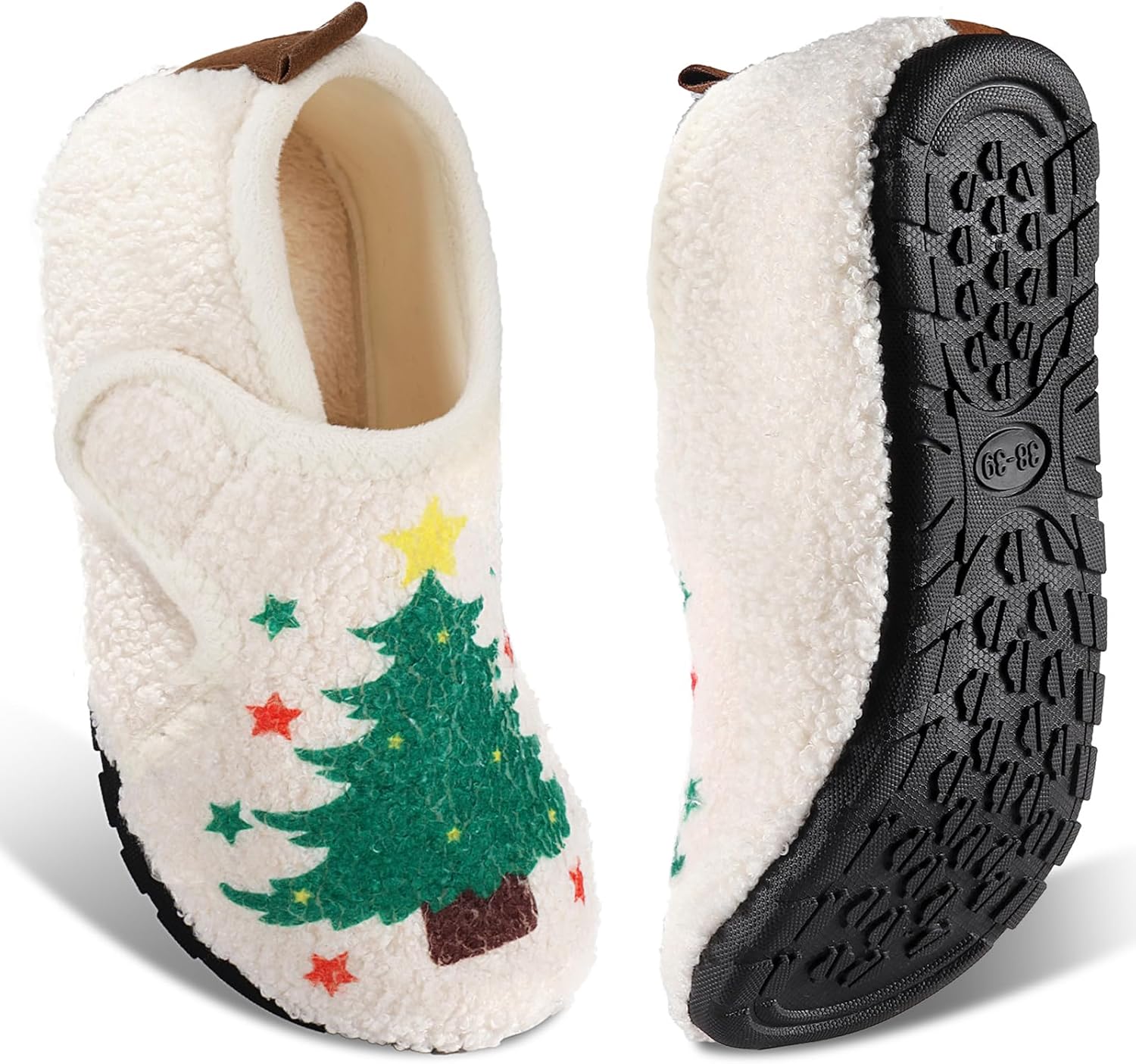 

Домашние тапочки Ibeauti для женщин и мужчин, легкие и удобные, как носки, с резиновой подошвой, для дома, спальни и путешествий, зеленый