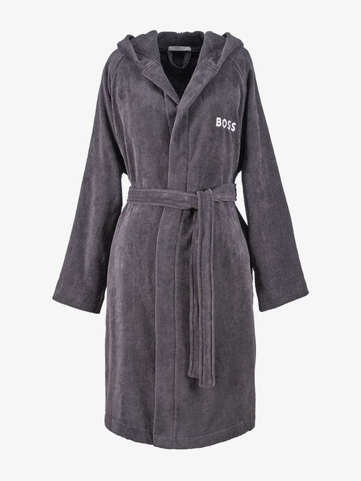 

Однотонный халат Hugo Boss Home, серый