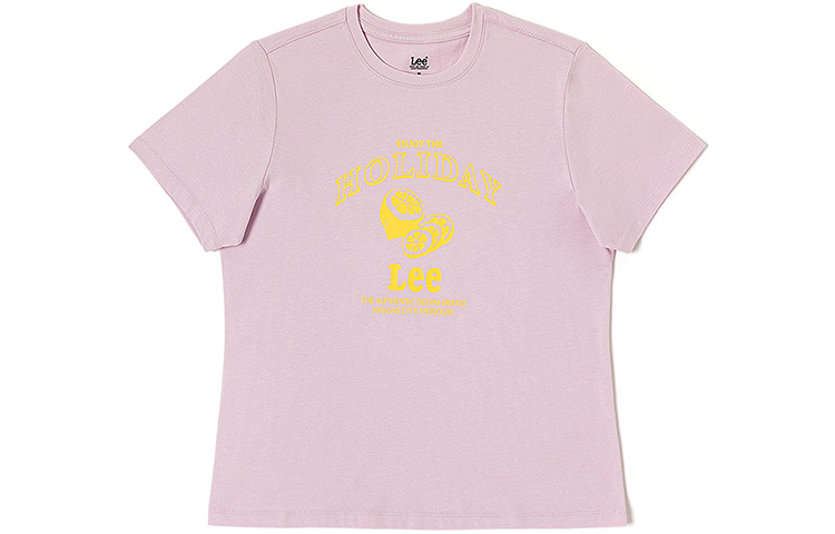 

Lee Футболка женская розовая, Розовый, Lee Футболка женская розовая