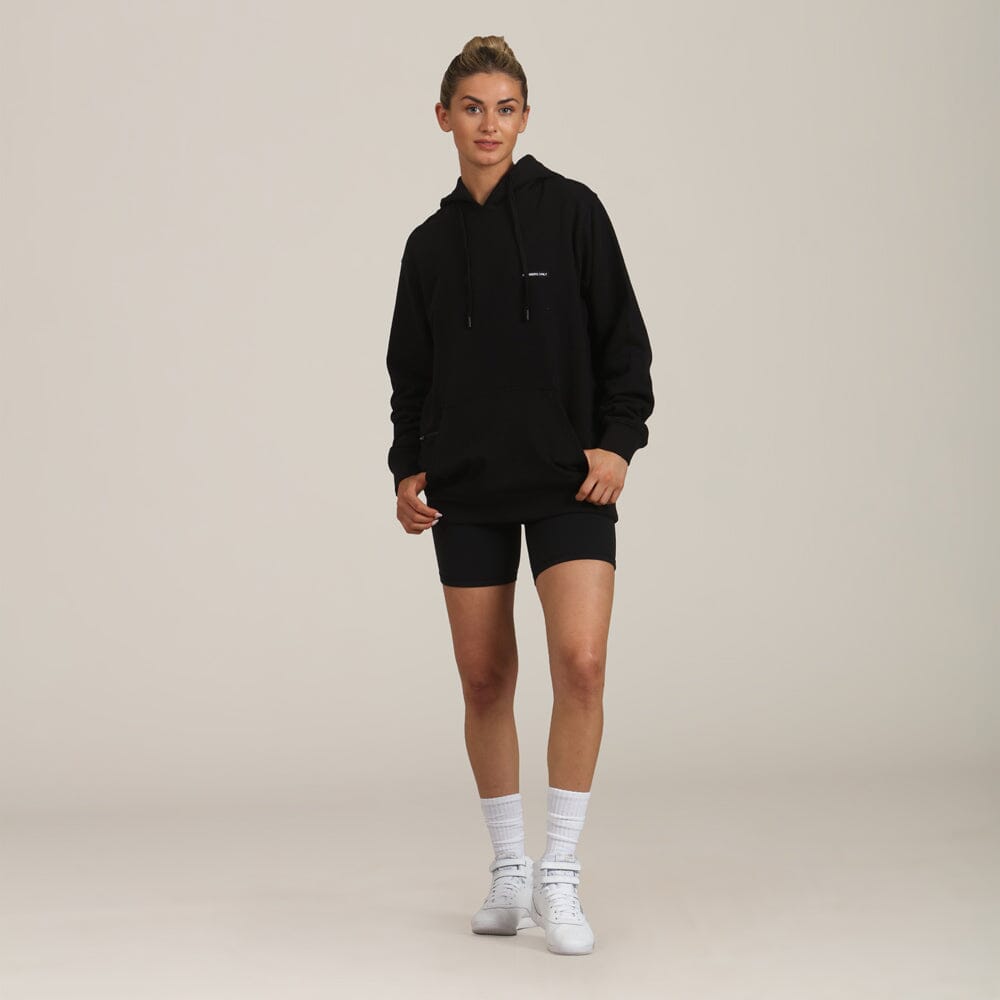 

Женская толстовка Logan oversize с капюшоном Members Only, черный