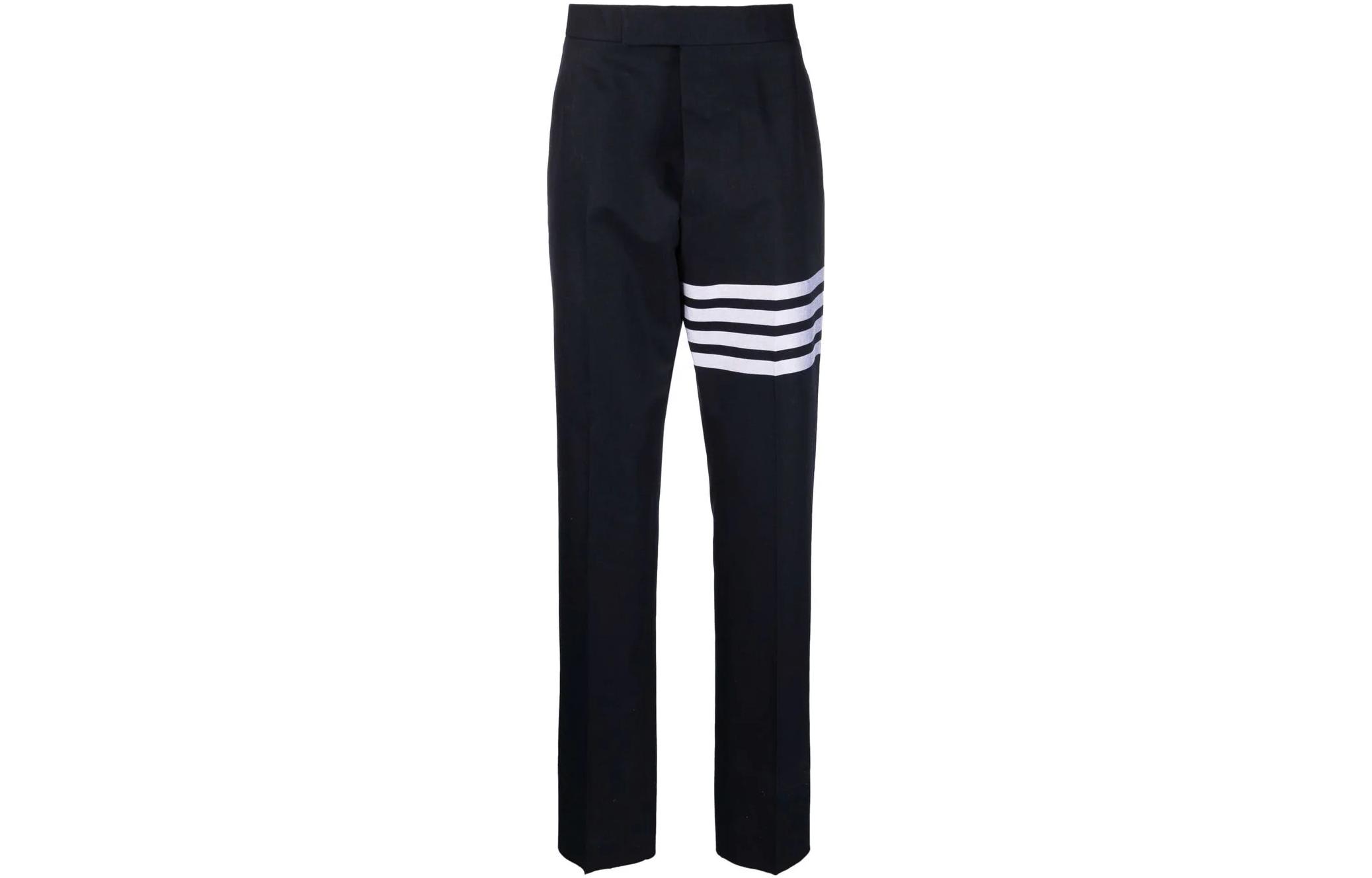 

Повседневные брюки мужские морской синий THOM BROWNE