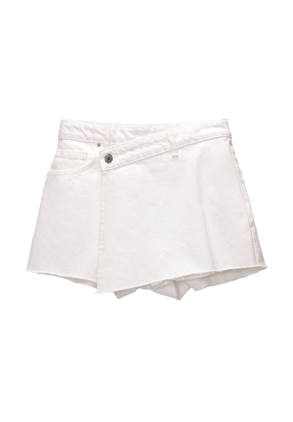 

Юбка с запахом PULL&BEAR, белый