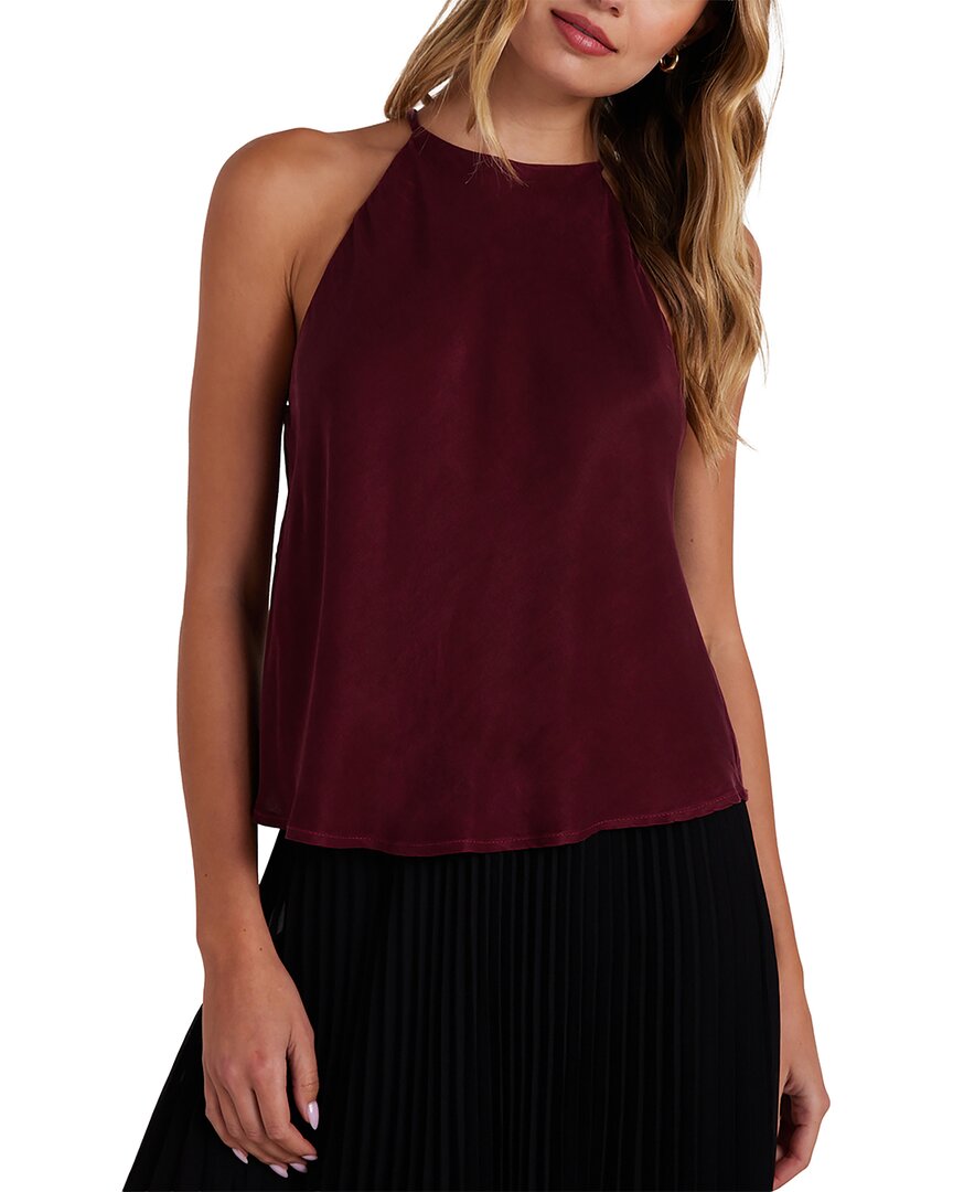 

Топ с косой бретелькой через шею от Bella Dahl, фиолетовый