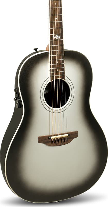 

Акустическая гитара Ovation Ultra Mid-Depth Acoustic-Electric Guitar, Silver Shadow w/ Gig Bag