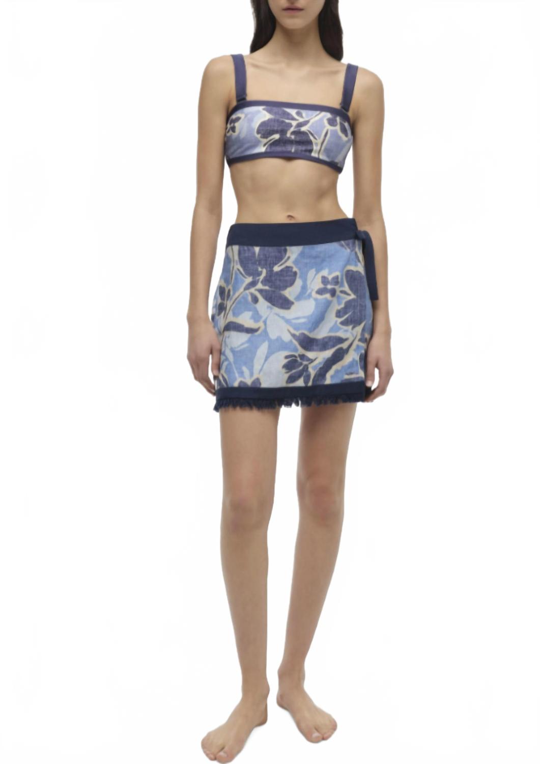 

Беттани юбка-саронг в синем мультиколоре JONATHAN SIMKHAI