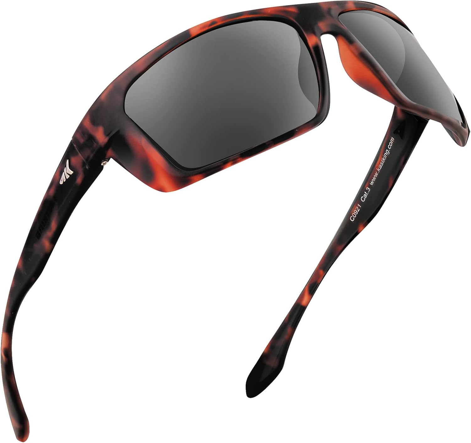 

Поляризованные спортивные солнцезащитные очки KastKing Huzzah для мужчин и женщин, идеально подходят для вождения, рыбалки, езды на велосипеде и бега, обеспечивают защиту от УФ-излучения, Frame: Matte Demi / Lens: Smoke