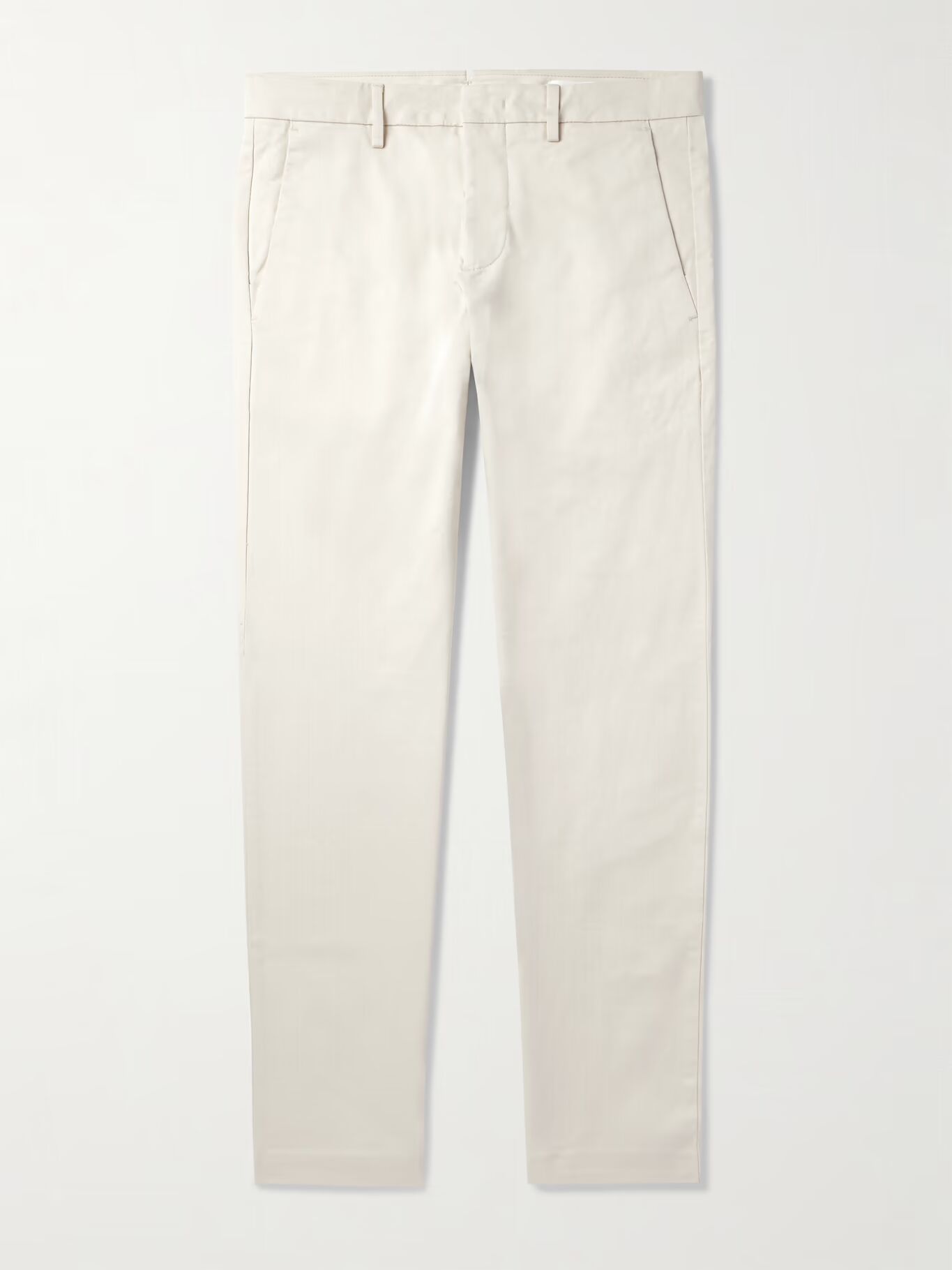 

Брюки-чиносы Theo Tapered Stretch из органического хлопка и твила NN07, кремовый