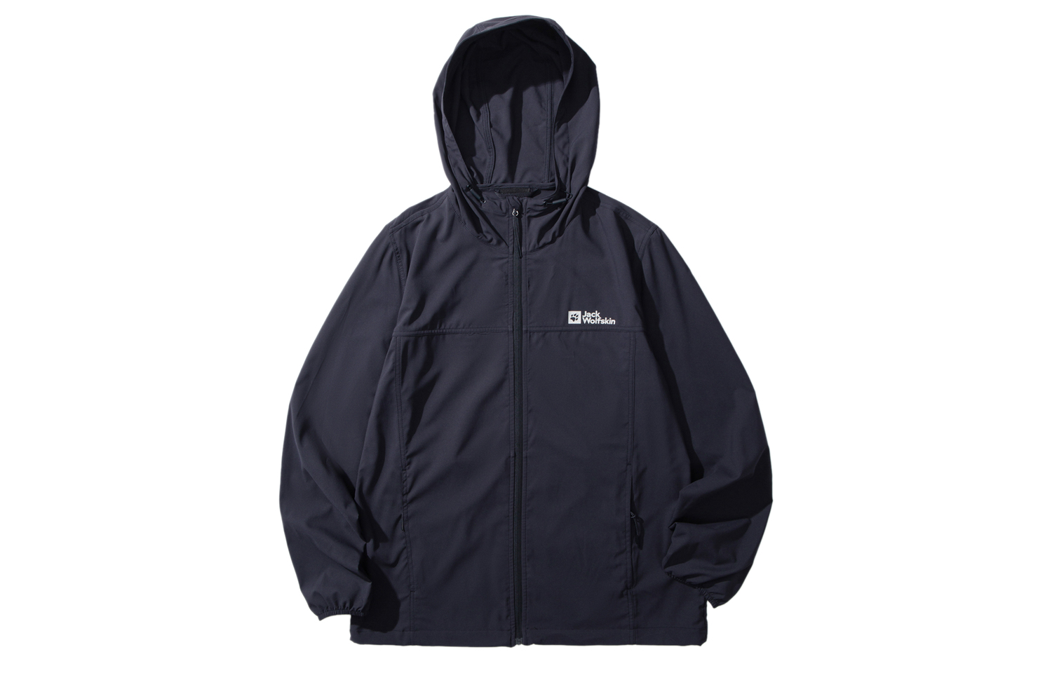 

JACK WOLFSKIN Ветронепроницаемая и водонепроницаемая легкая дышащая куртка мужская, Dark Marine Blue/C0413