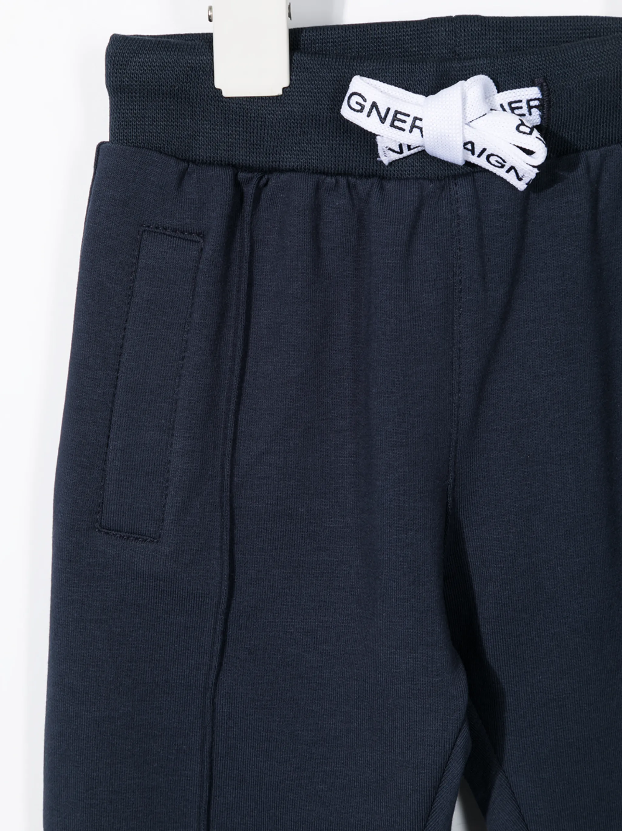 Спортивные брюки с кулиской и логотипом Aigner Kids, синий — фото 3