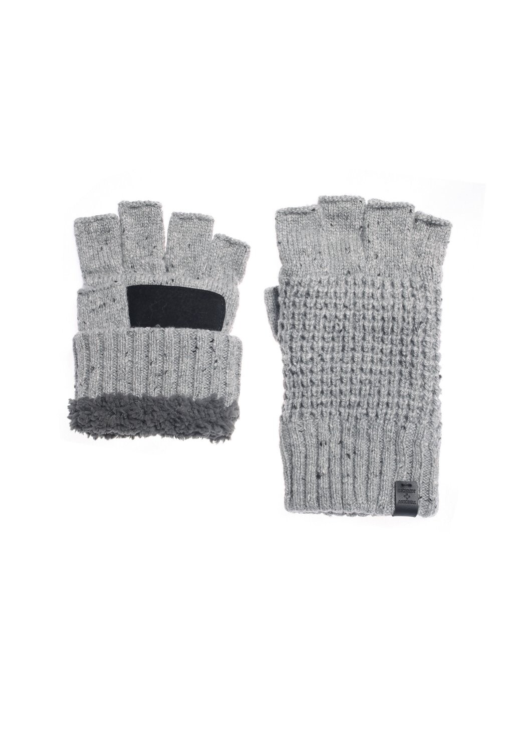 

Перчатки без пальцев Bickley+Mitchell, серый
