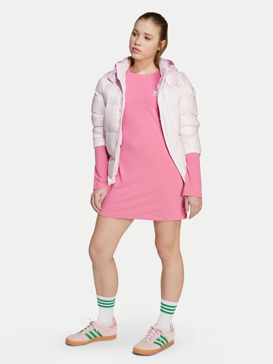 Повседневное платье slim fit JX2850 Adidas, розовый — фото 2