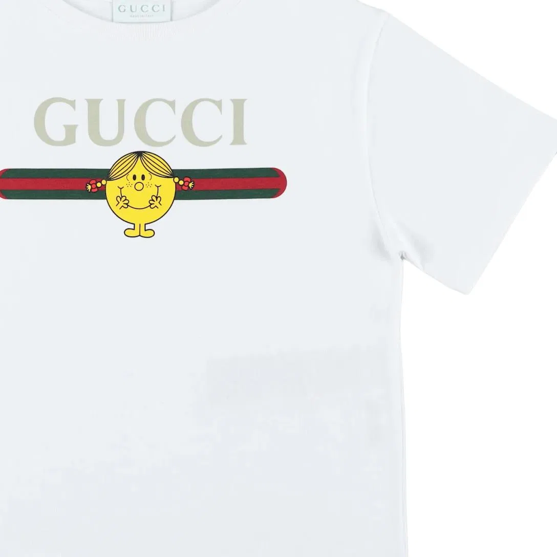 Детская футболка с круглым вырезом GUCCI, White — фото 4