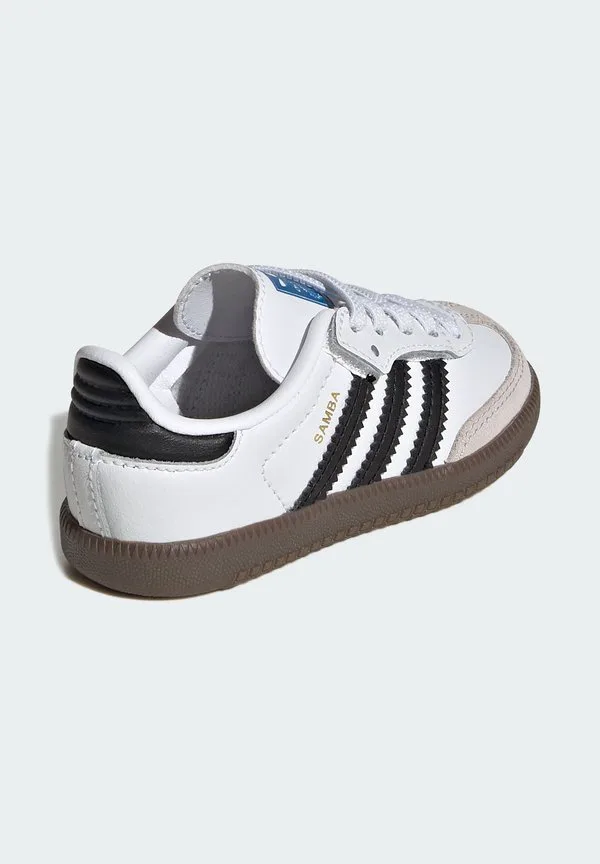 Кроссовки samba унисекс Adidas Originals, White/Core Black Gum — фото 4