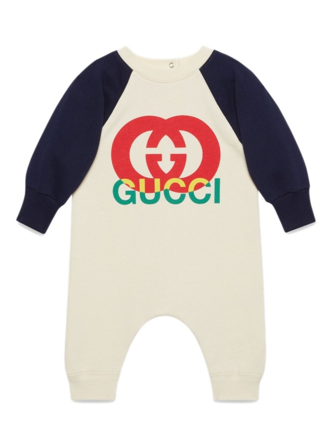 

Gucci Kids ромпер Incrocio с логотипом GG, белый