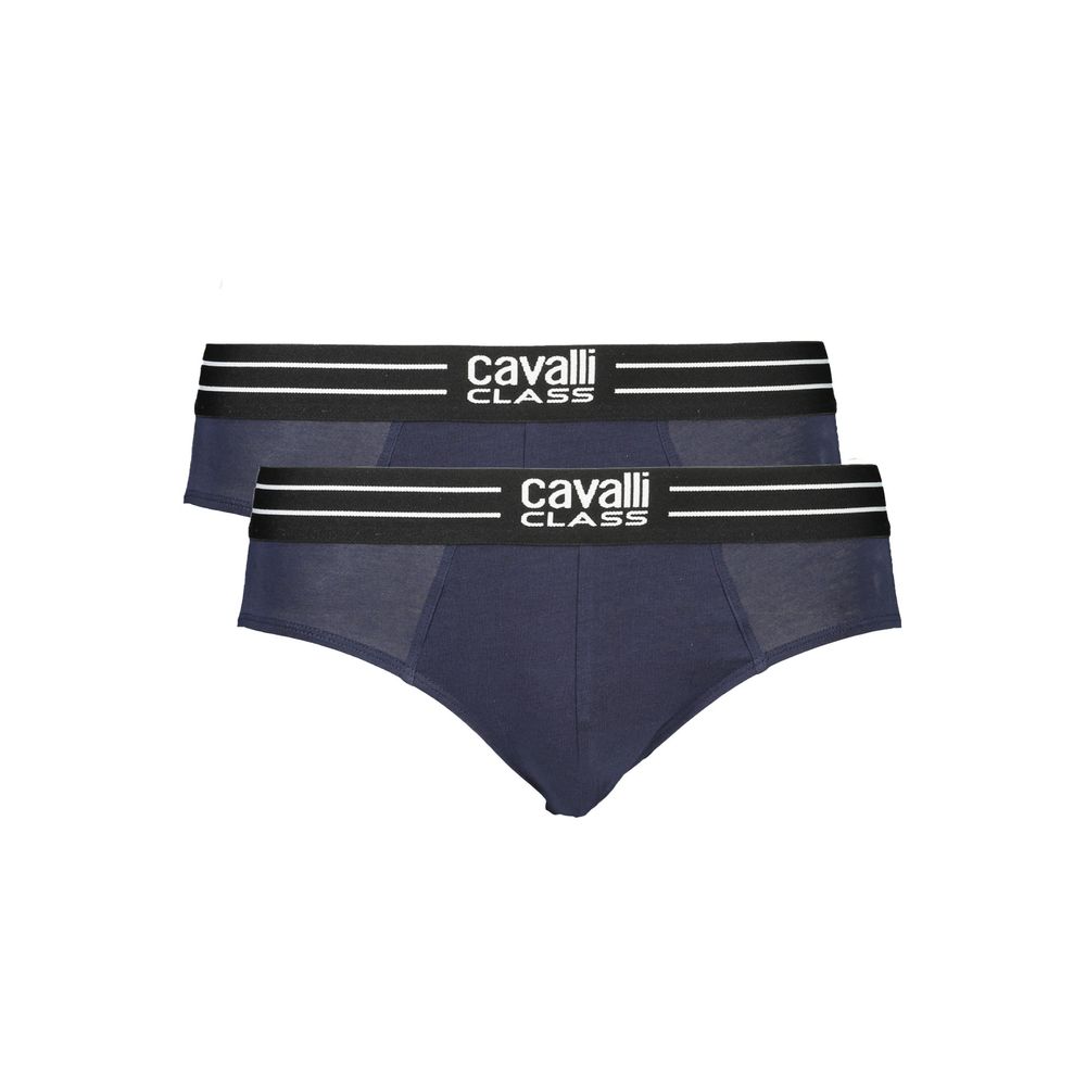 

Мужское нижнее белье из синего хлопка cavalli CLASS