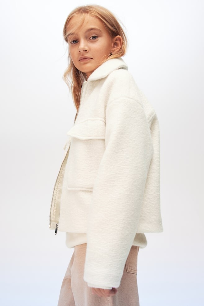 

Валяная шапка H&M, белый