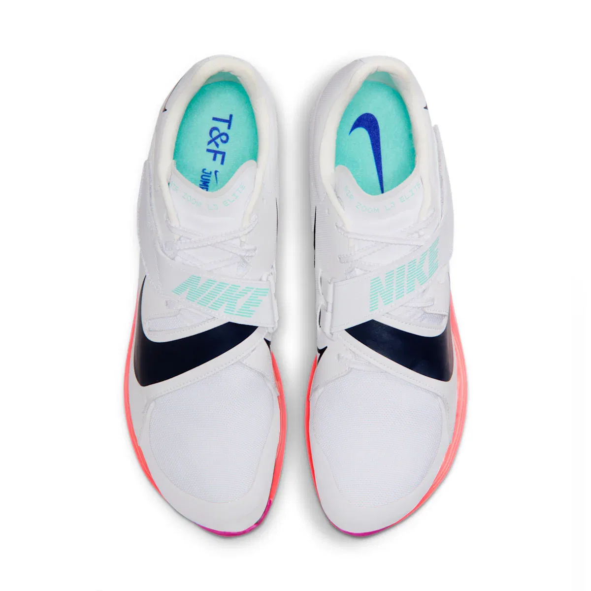 Элитные шиповки для прыжков в длину для мужчин, легкой атлетики Nike, белый — фото 4