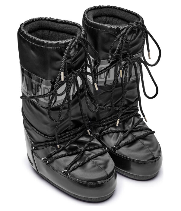 Зимние ботинки женские Moon Boot Icon look утепленные, черный — фото 2