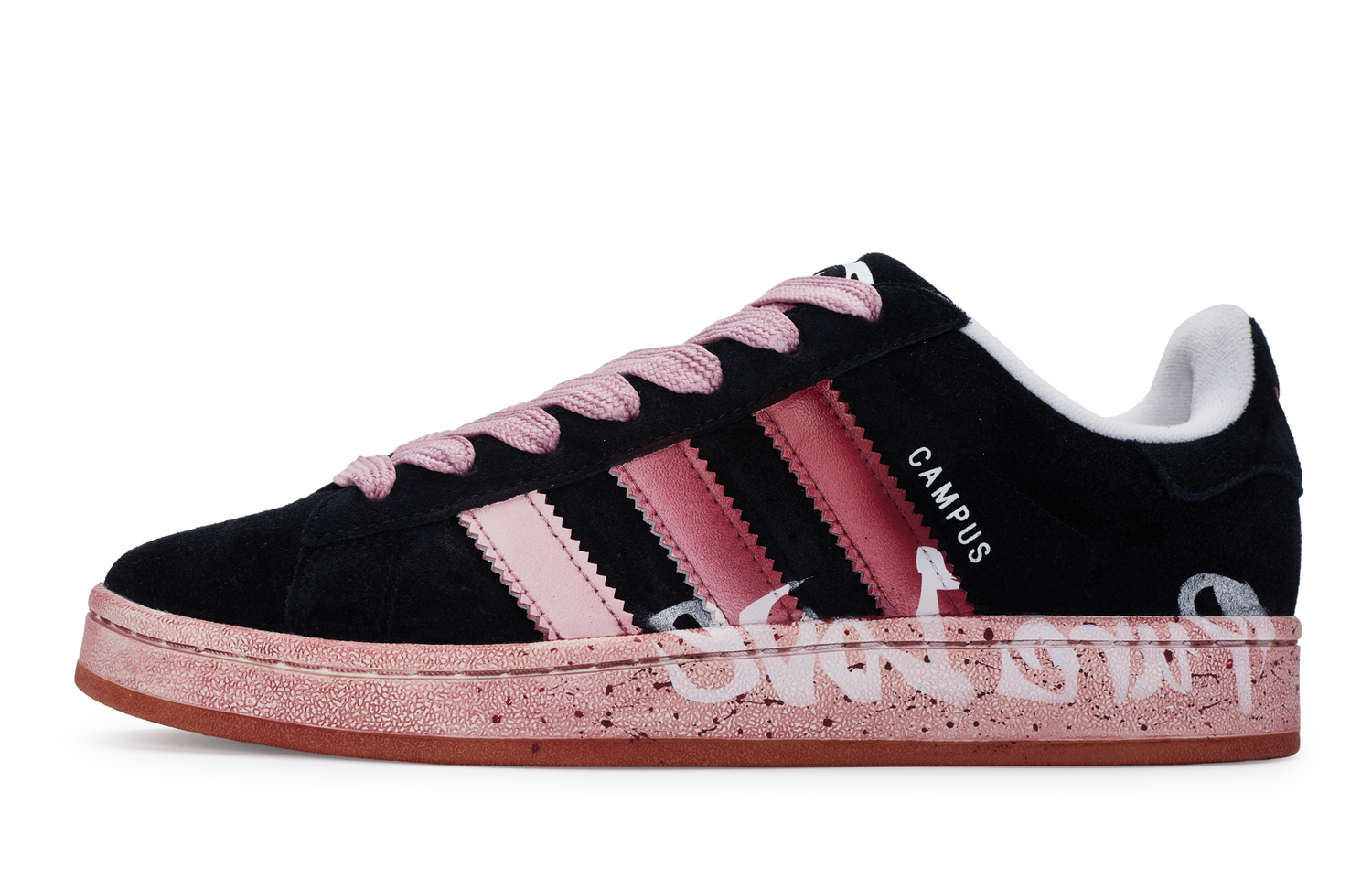 Adidas Originals Кроссовки Campus 00s унисекс низкие розово-черные, цвет Black Pink — фото 4