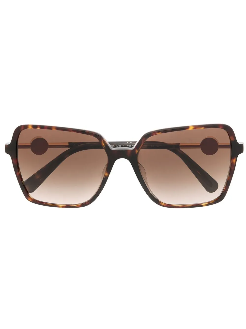 

Солнцезащитные очки с декором Medusa Versace Eyewear, коричневый