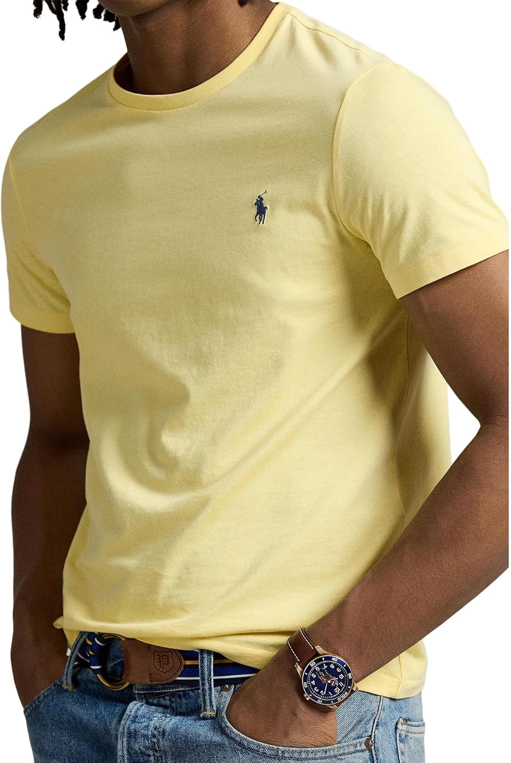 Футболка POLO RALPH LAUREN Men's Keaton Sneaker, Wicket Yellow — фото 3