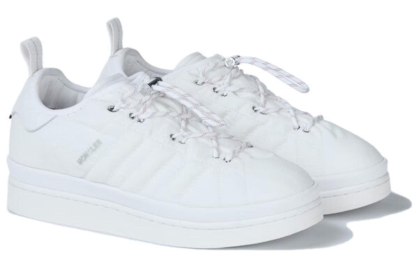 Кроссовки adidas originals x Moncler Campus 'The Art of Exploration - White', белый — фото 2