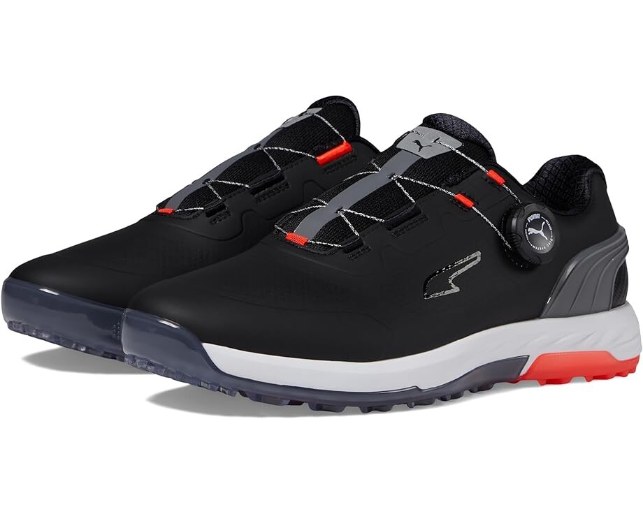 

Кроссовки PUMA Golf Alphacat Nitro Disc, цвет Puma Black/Quiet Shade/Red Blast, Черный, Кроссовки PUMA Golf Alphacat Nitro Disc, цвет Puma Black/Quiet Shade/Red Blast