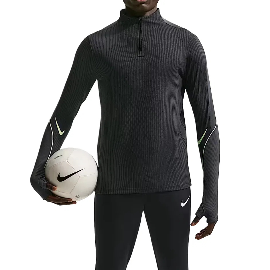 Футбольная тренировочная куртка Nike Strike Elite Dri-FIT ADV дымчато-серый/черный
