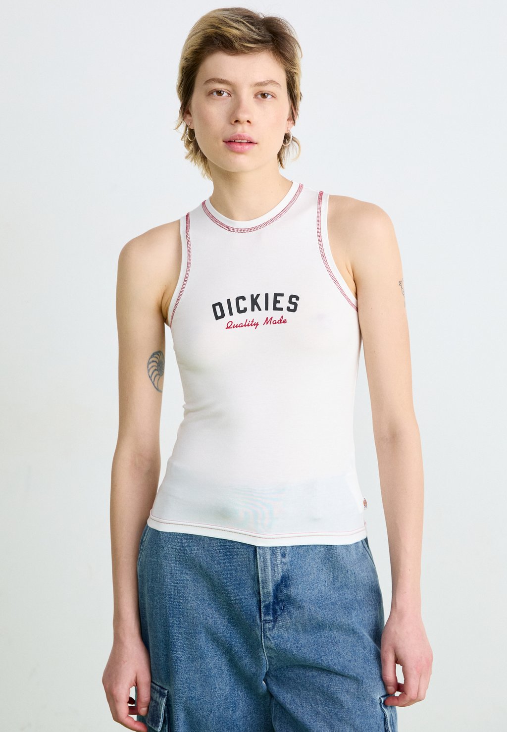 

Топ RACER Dickies, кремовый