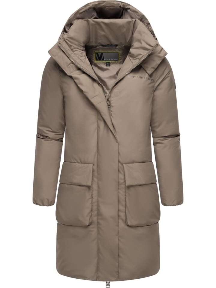 

Пуховик Marikoo Nanami 16, цвет stone brown
