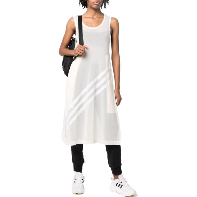 Y-3 Женская белая майка Tank Tops — фото 3
