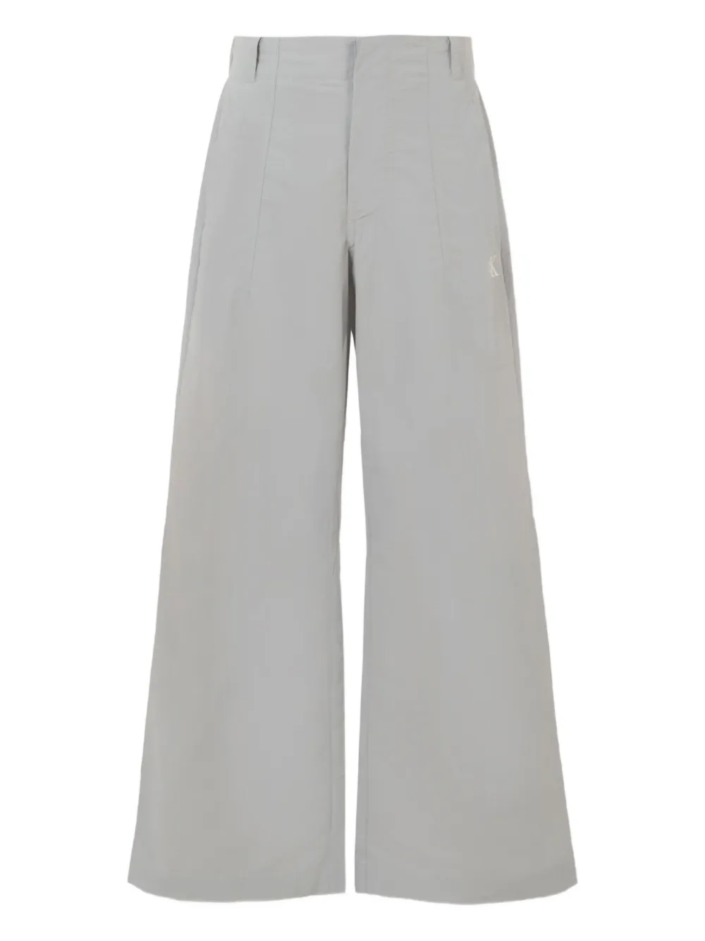 

Эластичные брюки широкого кроя Calvin Klein Kids, серый